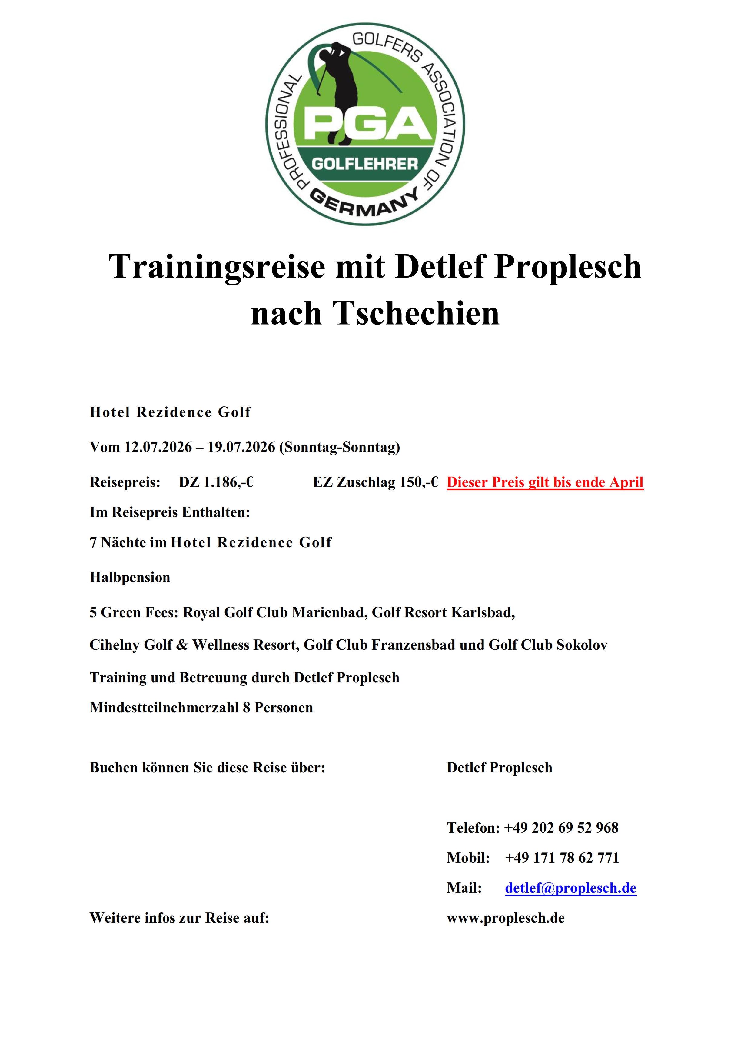 Golf trip impression